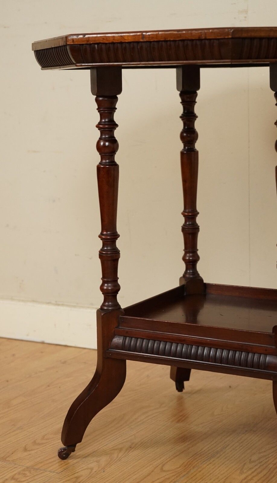 James Schoolbred Antique Arts & Crafts Octagonal Occasional Side End Table photo buy
