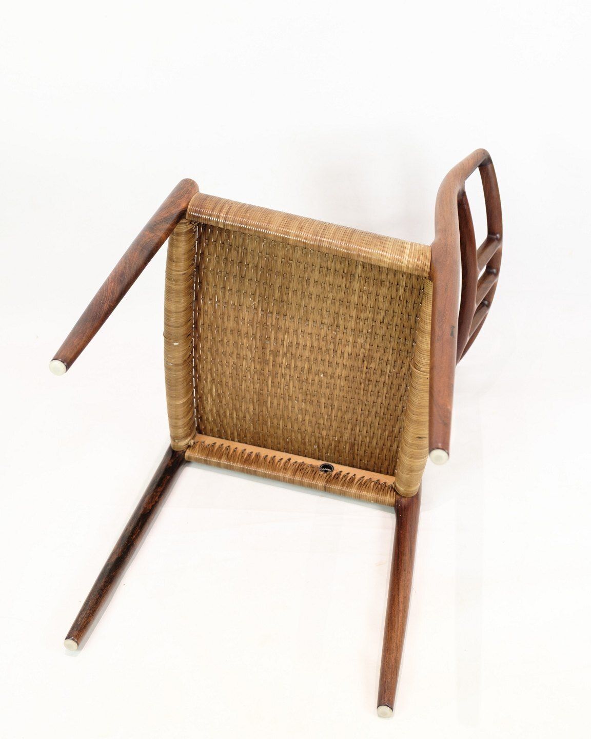 photo furniture Set Of 4 Dining Chairs Model 79 In Rosewood & Plank Wicker By Niels Otto Møller For Jl Møllers Furniture Factory From 1960s