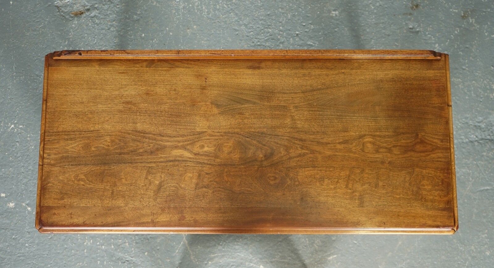 Stunning Chippendale Style Mahogany Console Hallway Table With Original Handles photo vintage