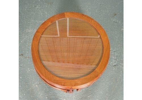 Oriental Asian Rosewood Tea Table With Set Of 4 Seat photo buy