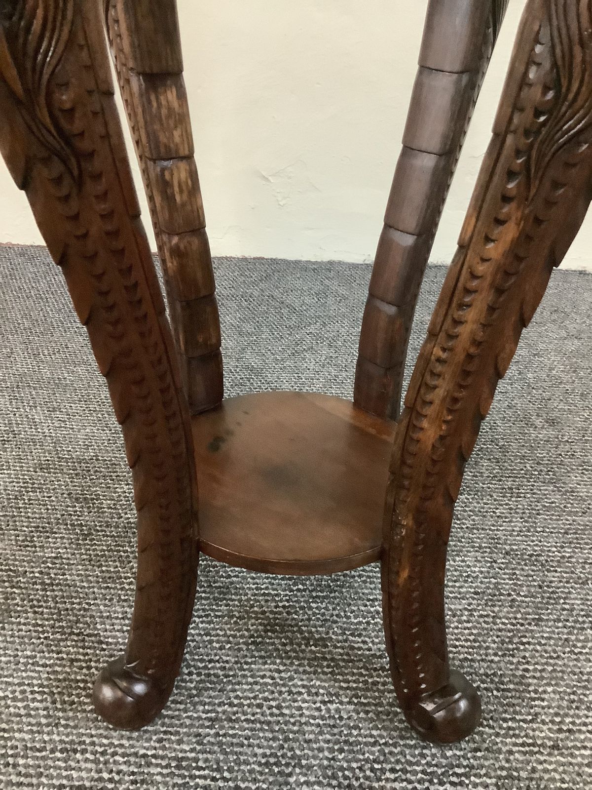 photo buy 19th Century Chinese Carved Rosewood Jardiniere Plant Stand.