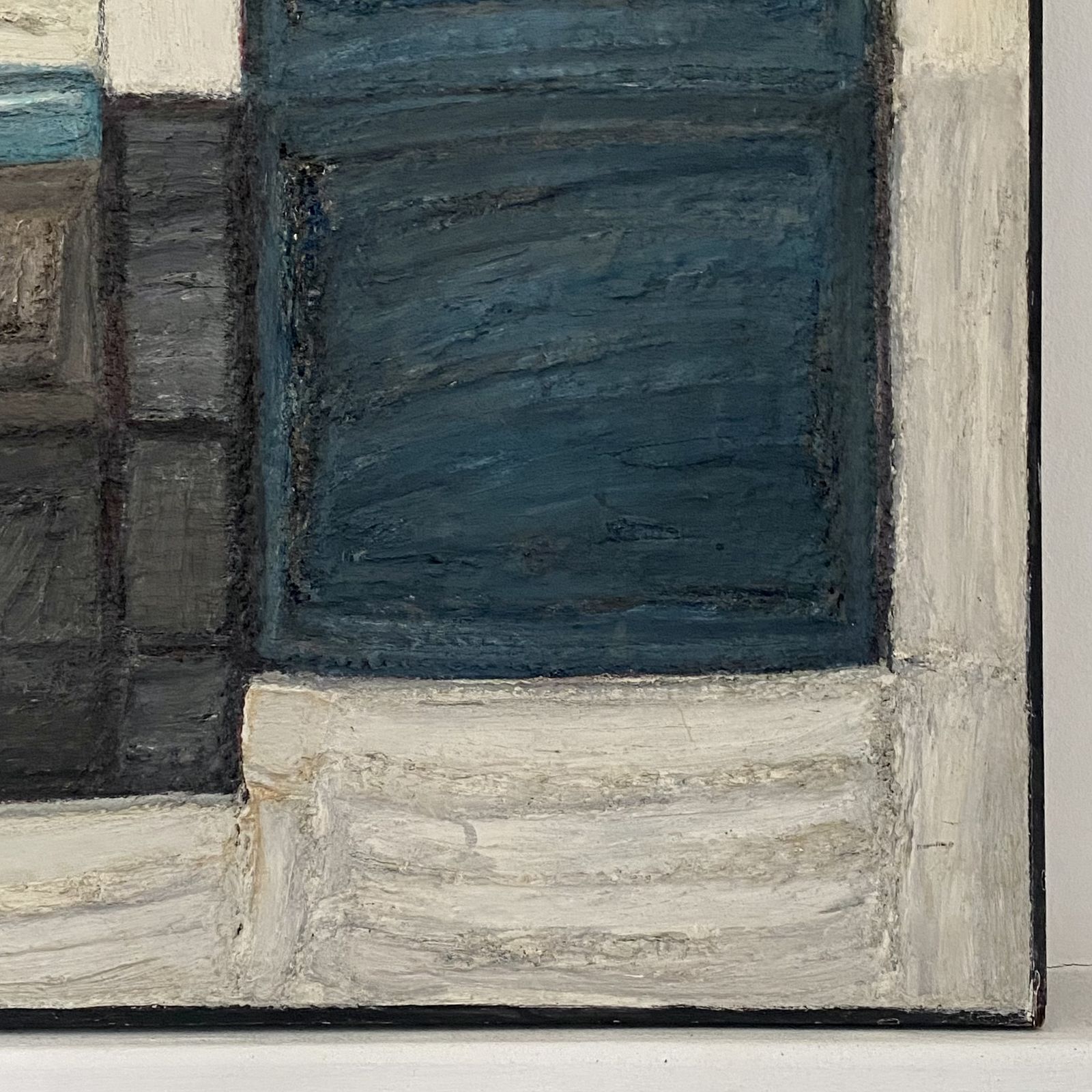 photo furniture Large Swedish Modernist Abstract Painting By Max Gregor Carlsson