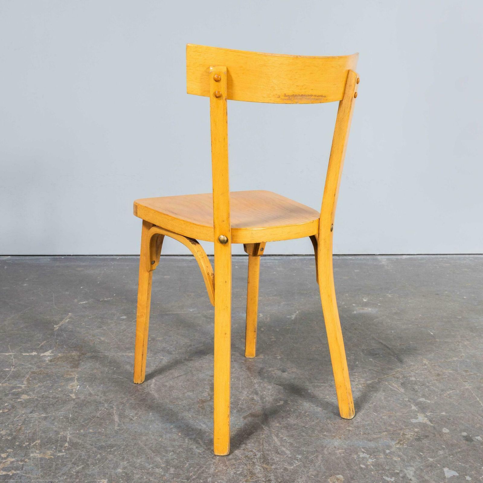 photo furniture 1950’s Standard Single Bar Blonde French Dining Chairs