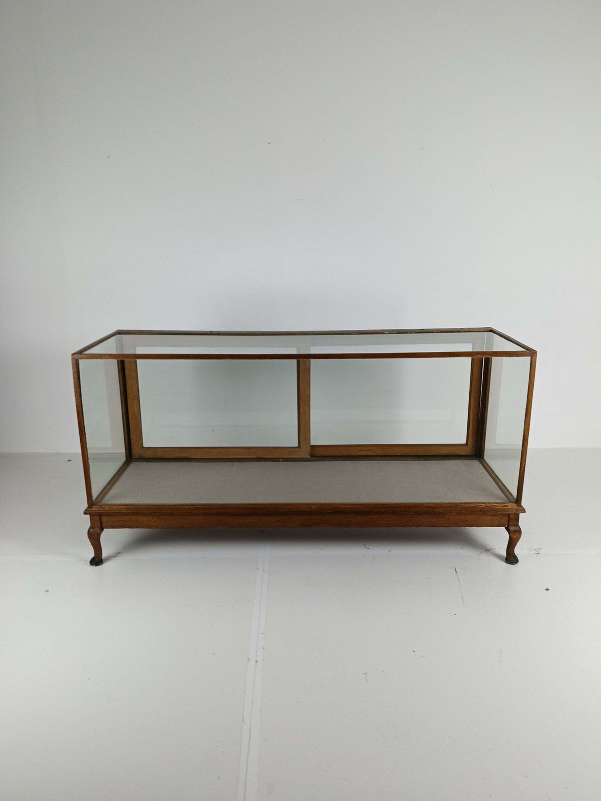 Antique Large Glass Dispay Cabinet / Shop Counter photo vinterior