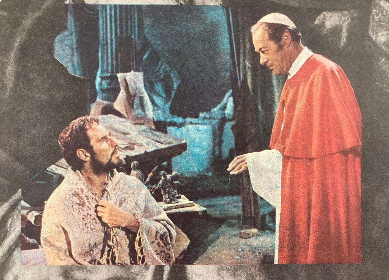 Original Film Poster, The Agony And The Ecstasy, Karel Vaca, 1969, Genuine Czech Vintage Print photo buy