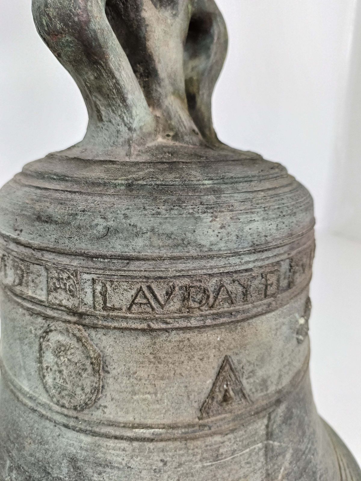Amazing Antique Church Bell Anno 1679 photo vintage