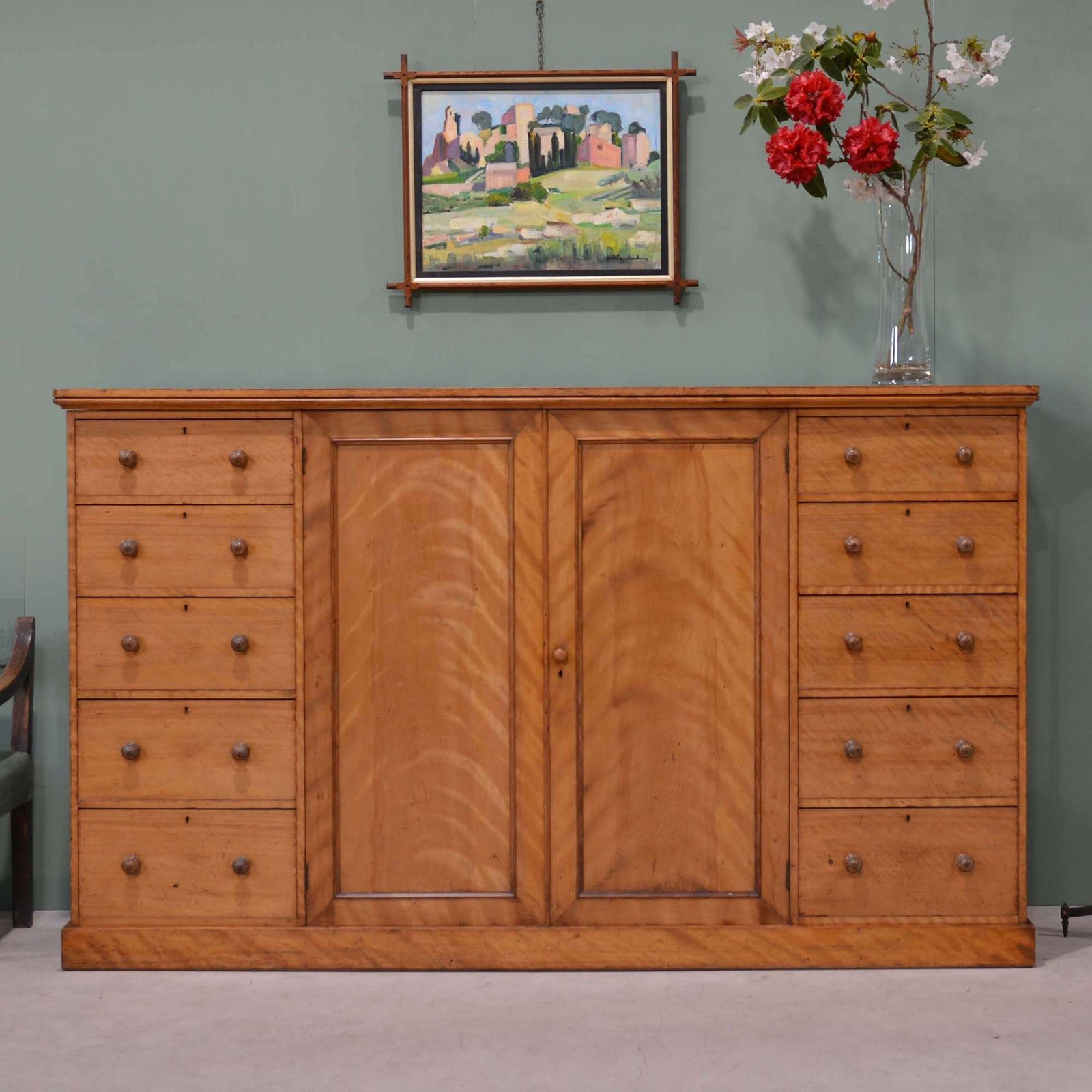 Satin Birch Linen Press By Holland & Sons photo Furniture