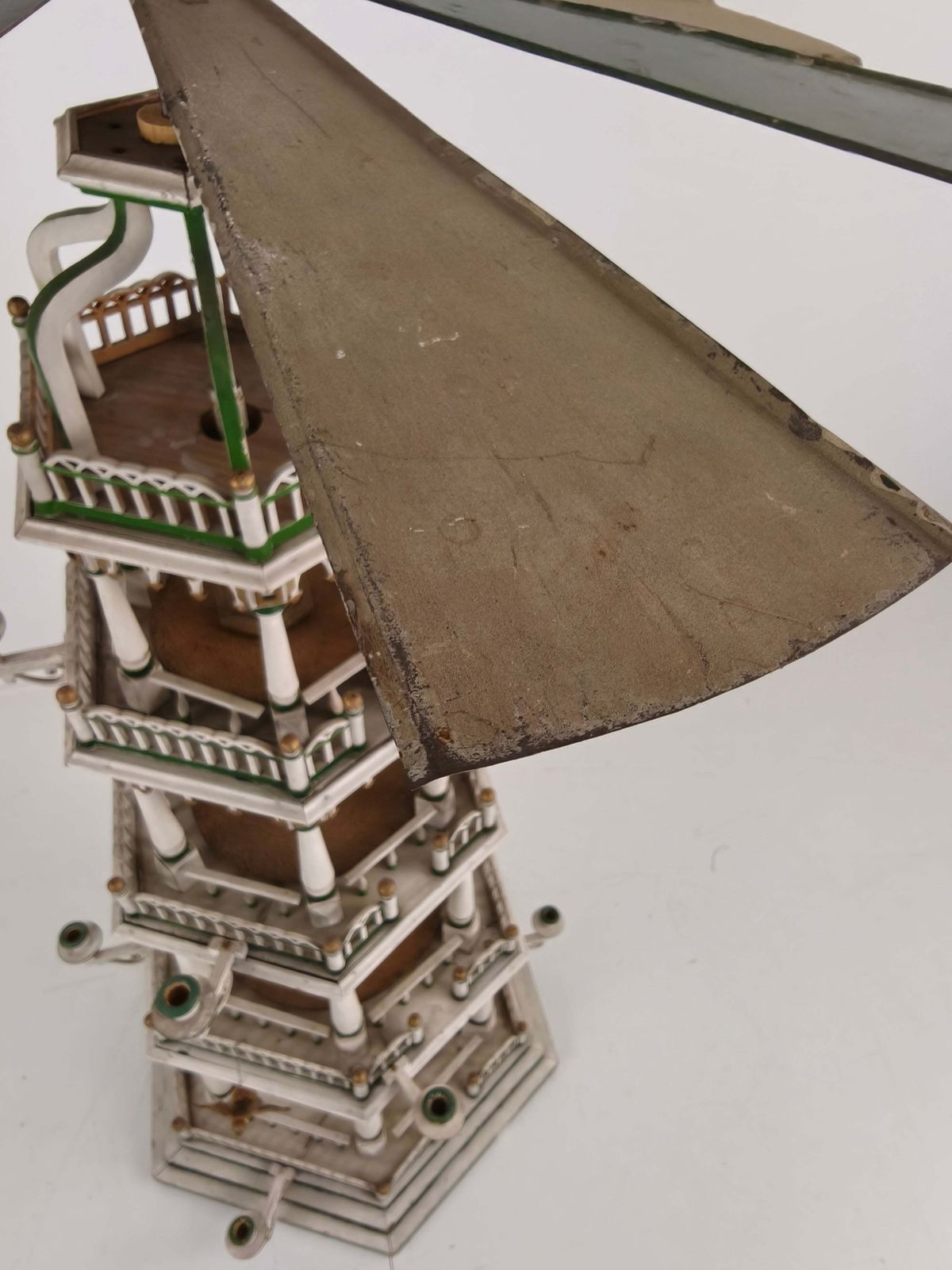 1955.0 19th Century Handmade Christmas Pyramid – Rare And Beautiful German Folk Art Piece photo