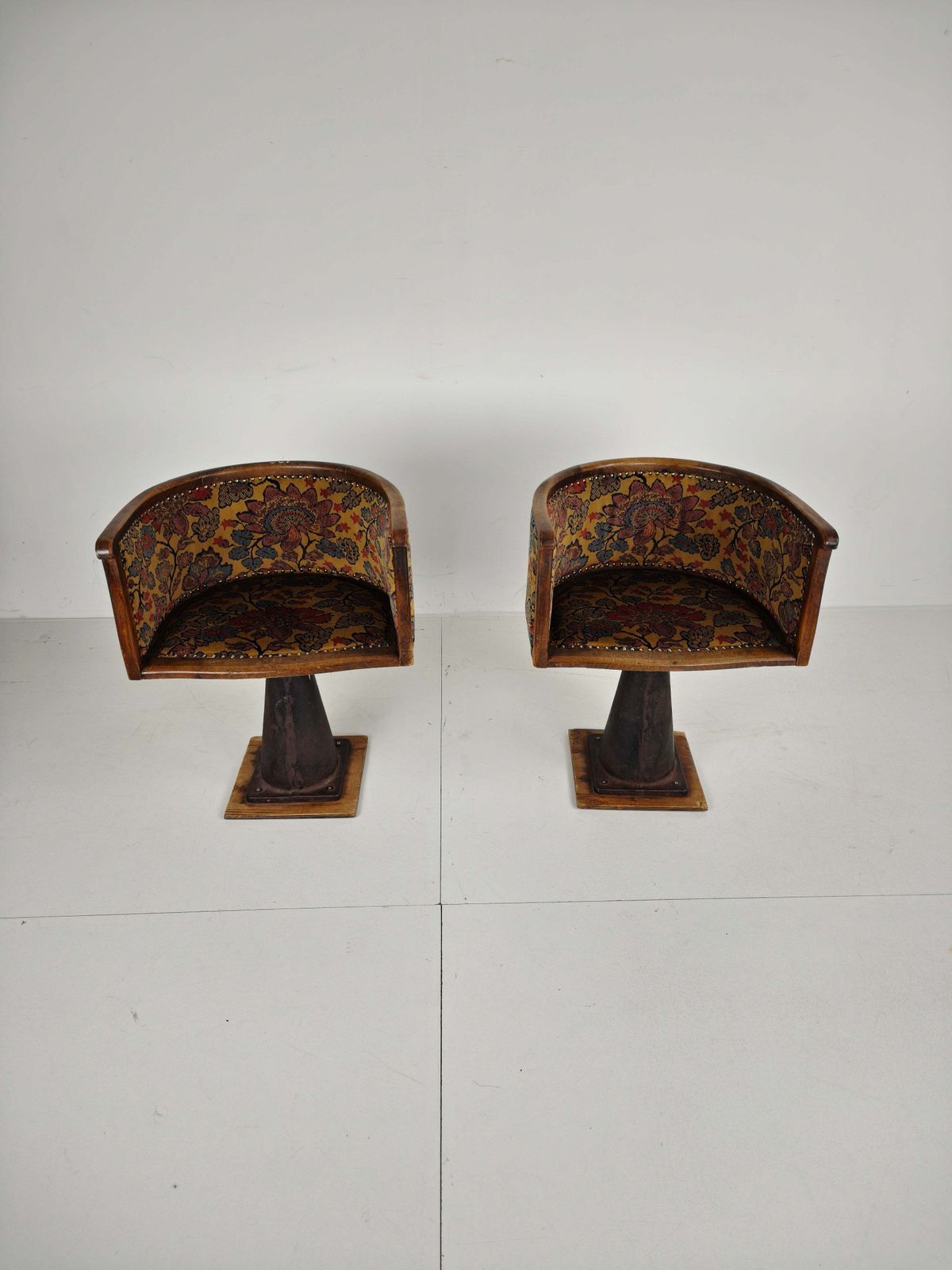 One Of A Kind Swivel Boat Chairs | Circa 1900–1920 photo vintage