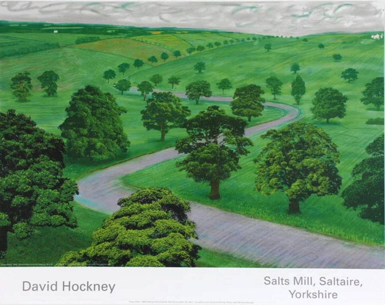 Original David Hockney Exhibition Photo   Green Valley   Stunning Museum Print Authentic Quality   Yorkshire