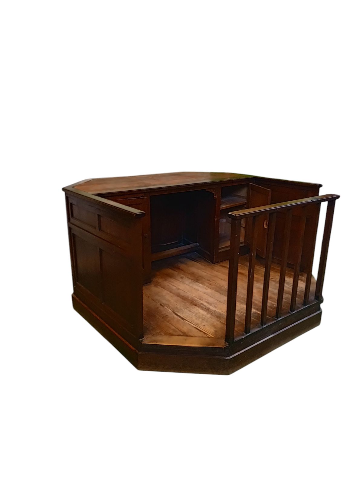 Antique Court Speaking Desk, 1800s photo furniture