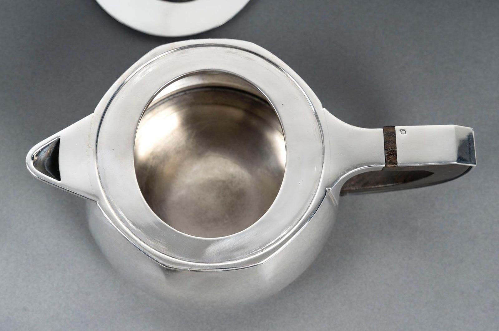 15192.0 Jean E Puiforcat Tea And Coffee Set 4 Pieces Art Deco Silver Circa 1930 photo