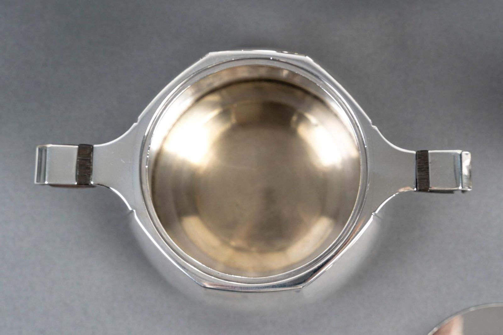 photo vintage Jean E Puiforcat Tea And Coffee Set 4 Pieces Art Deco Silver Circa 1930