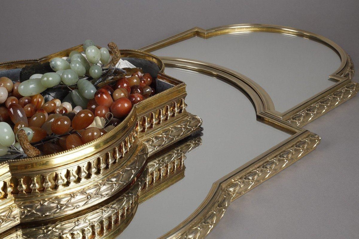 Tetard   Centerpiece 3 Parts And Its Planter In Xixth Vermeil photo for sale
