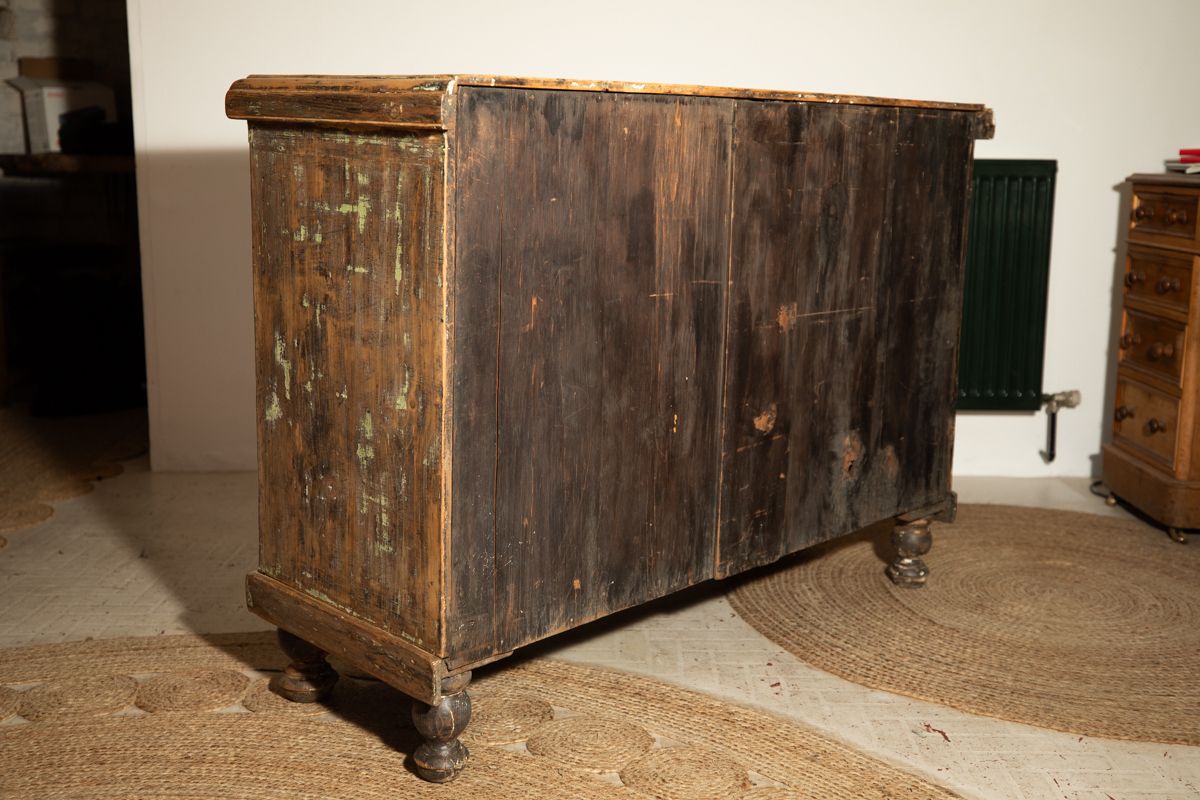 Victorian Pantry, Larder, Kitchen Circa 1840 With Hand Painted, One Off Design photo Furniture