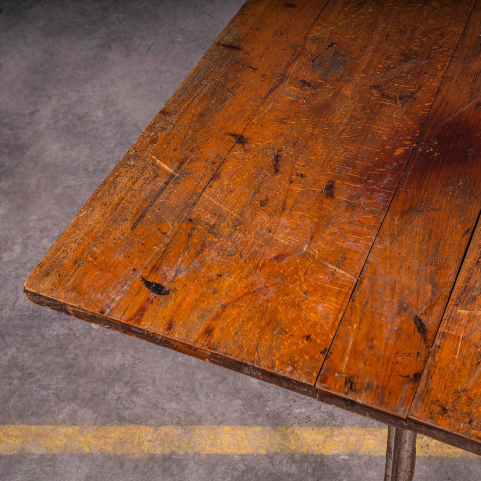 1930’s French Original Cast Base Small Dining Table photo 594.0