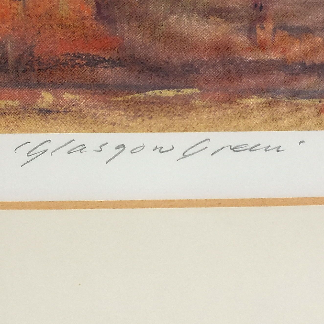Glasgow Green By Anthony Armstrong, Scottish B1935, Limited Edition Print 205/500 Lower Right photo vinterior