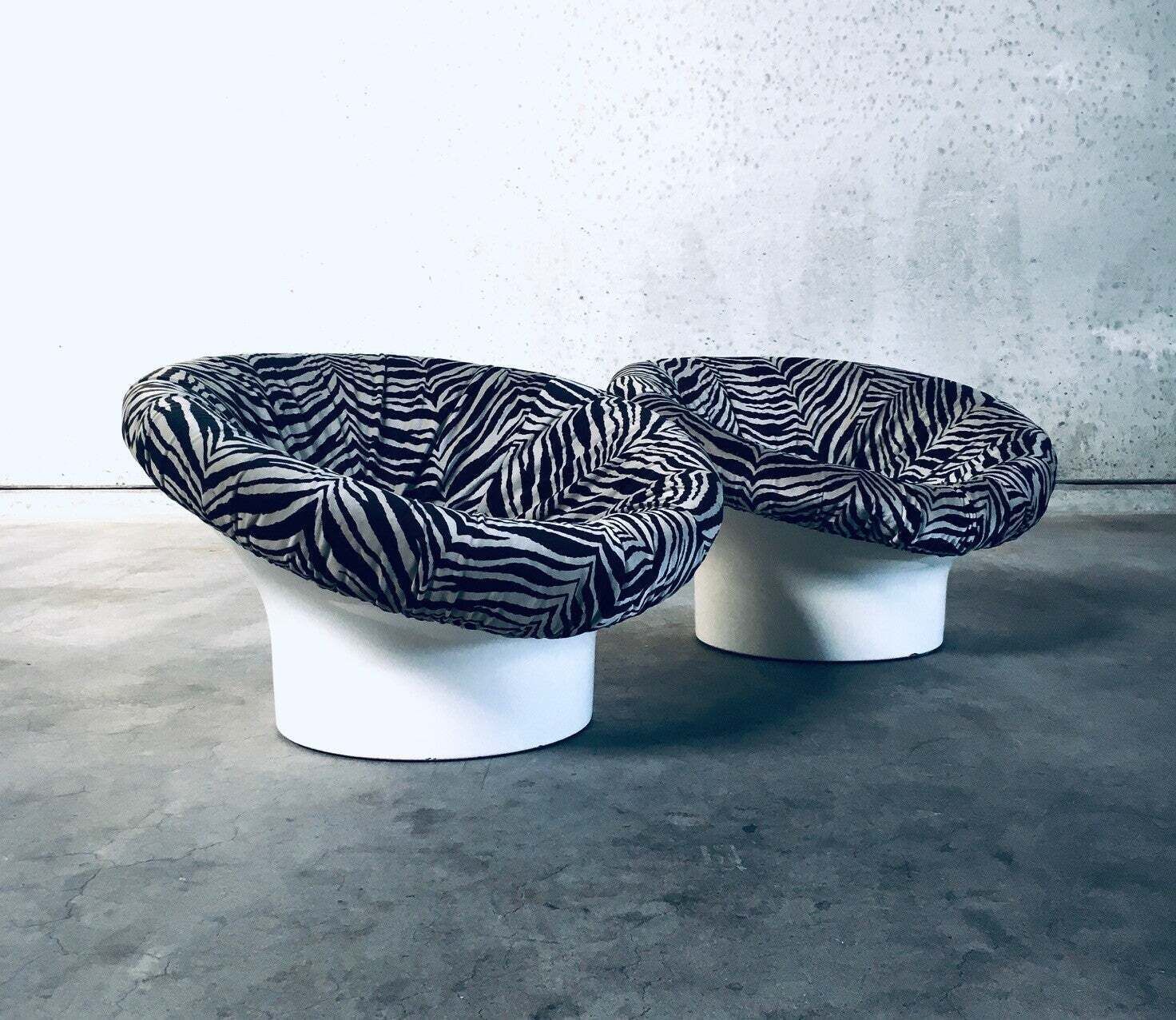 Space Age Design Krokus Pod Lounge Chairs Van Lennart Bender Voor Dux, Zweden 1968 photo vintage