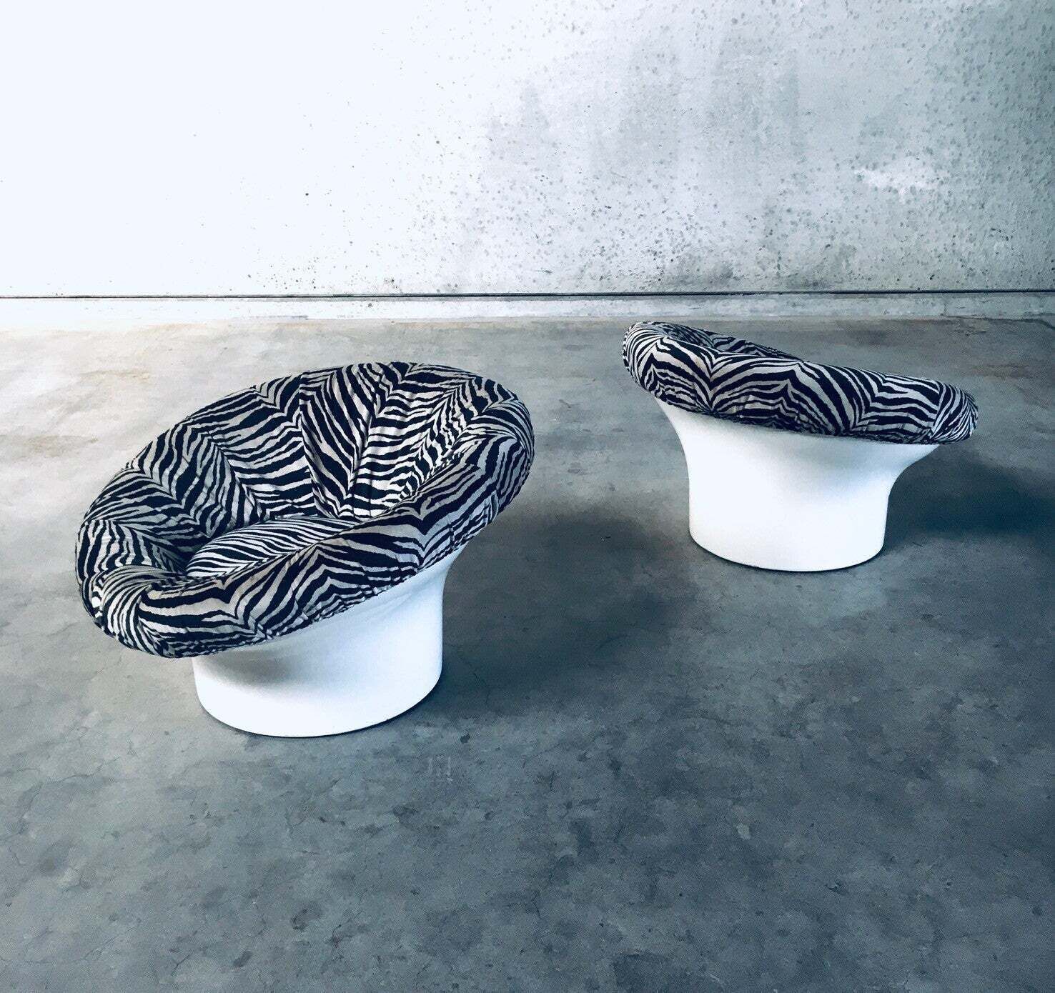 Furniture Space Age Design Krokus Pod Lounge Chairs By Lennart Bender For Dux, Sweden 1968 photo