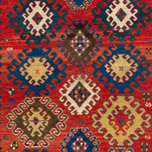 4.7x6.6 Ft Antique Caucasian Kazak Rug, Circa 1860, Original Good Condition photo furniture