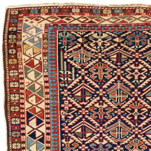 4.2x6.2 Ft Antique Caucasiann Shirvan Rug, Ca 1880 photo for sale