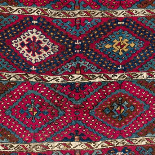 3.8x7.3 Ft Antique East Anatolian Kurdish Rug, Late 19th Century photo furniture