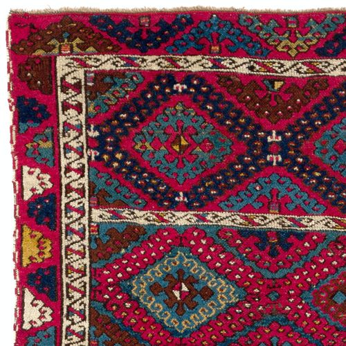 3.8x7.3 Ft Antique East Anatolian Kurdish Rug, Late 19th Century photo for sale