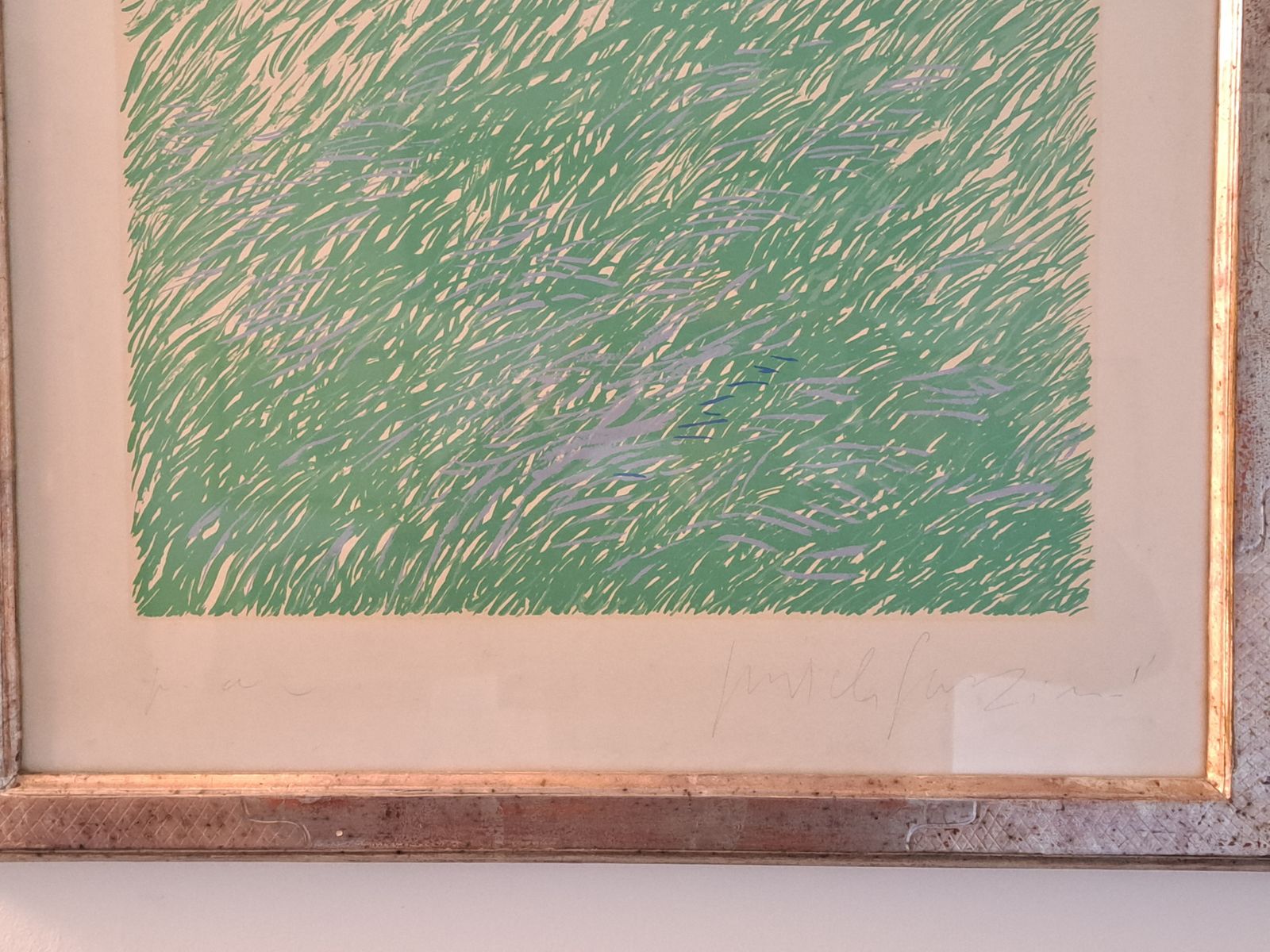 Pericle Fazzini "Wind On The Meadow" Author's Proof Mixed Media Print On Paper photo furniture