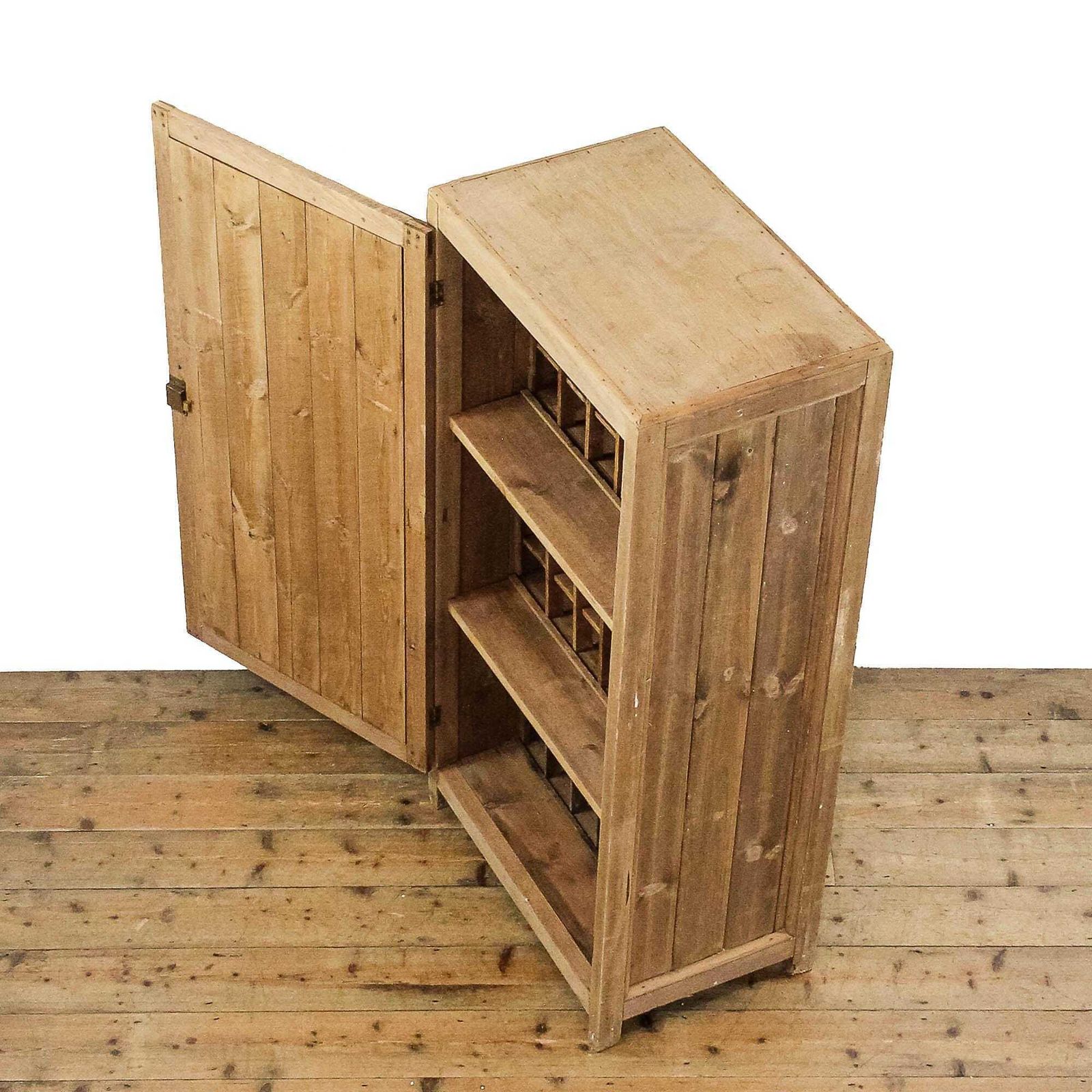 Antique Pine Wine Cabinet | Vintage Wardrobe | Storage Cupboard | Antique Storage | Vintage Furniture photo vinterior