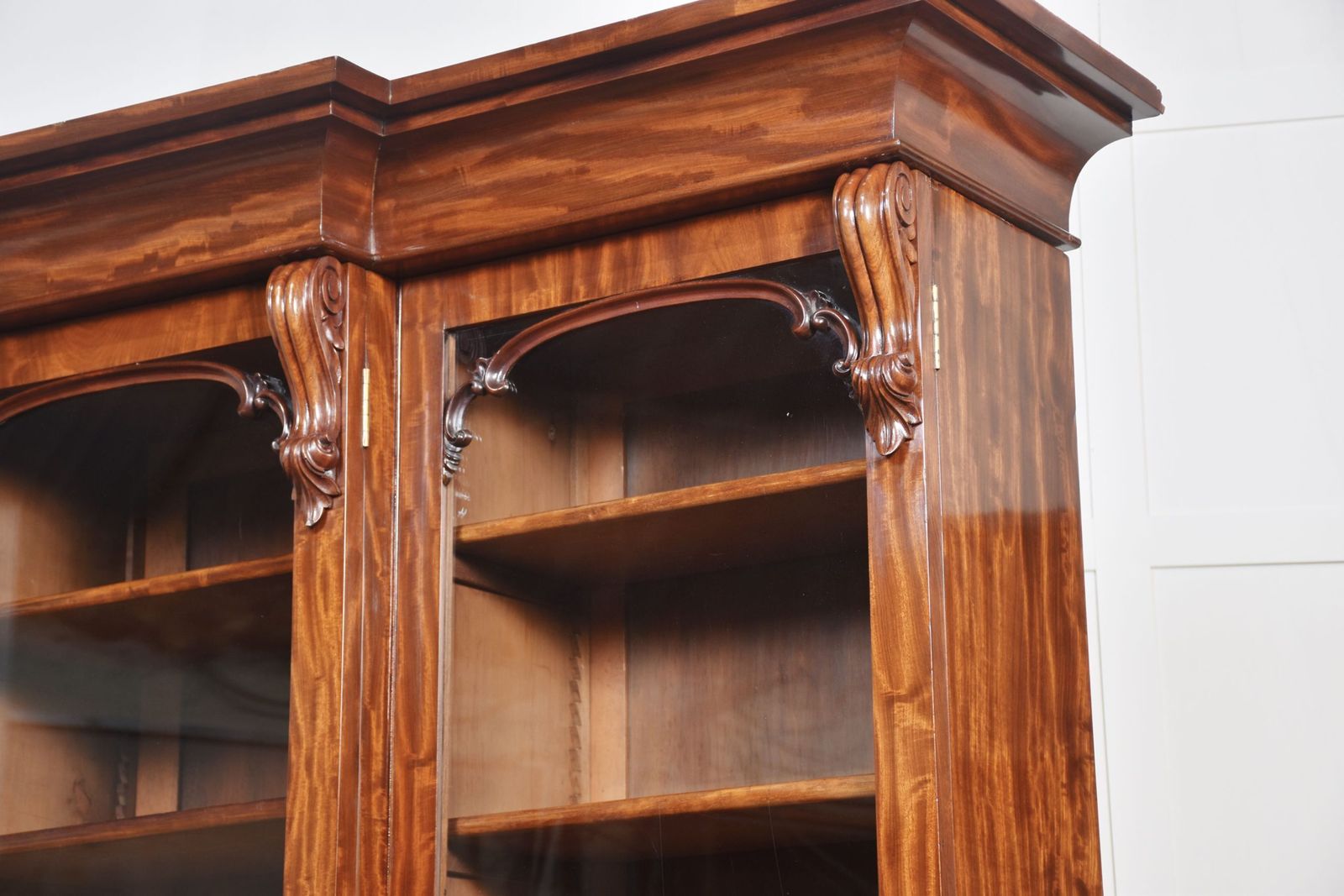 19th Century Mahogany Library Breakfront Bookcase photo 17754.0