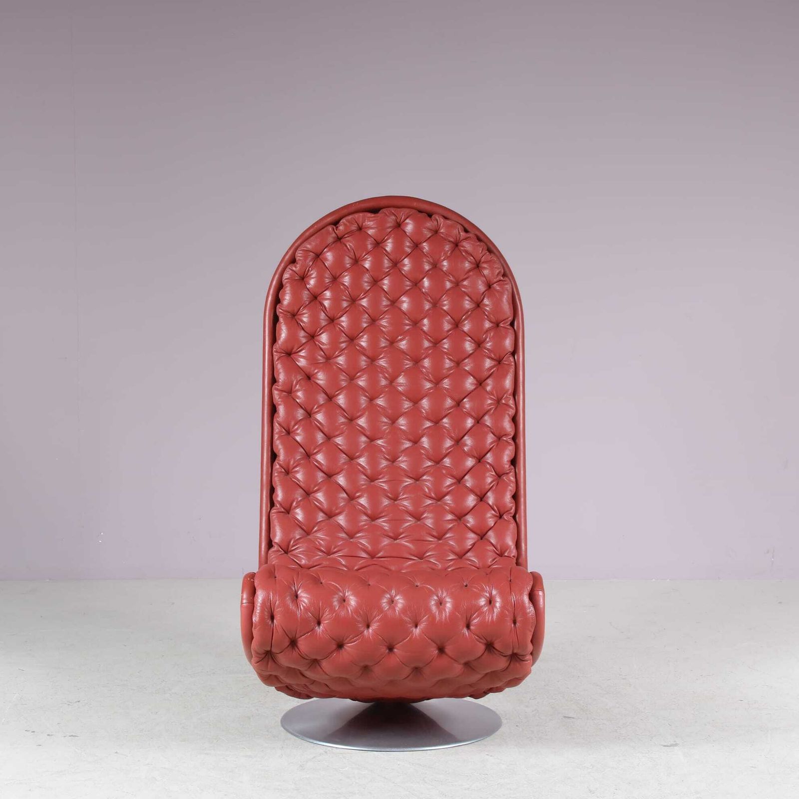 1970s Highback “1 2 3” Chair By Verner Panton For Fritz Hansen, Denmark photo for sale