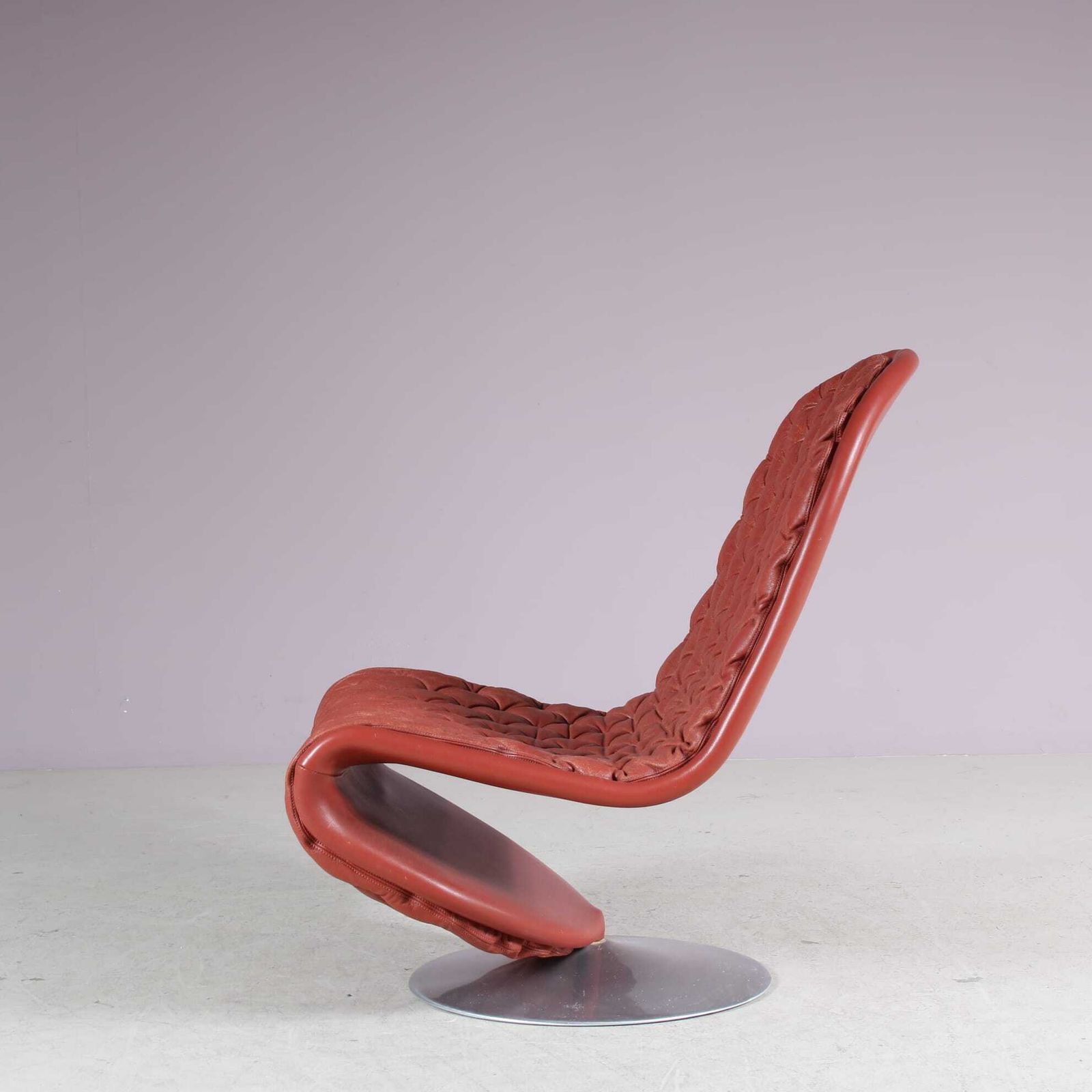 1970s Lowback “1 2 3” Chair By Verner Panton For Fritz Hansen, Denmark photo 1745.0