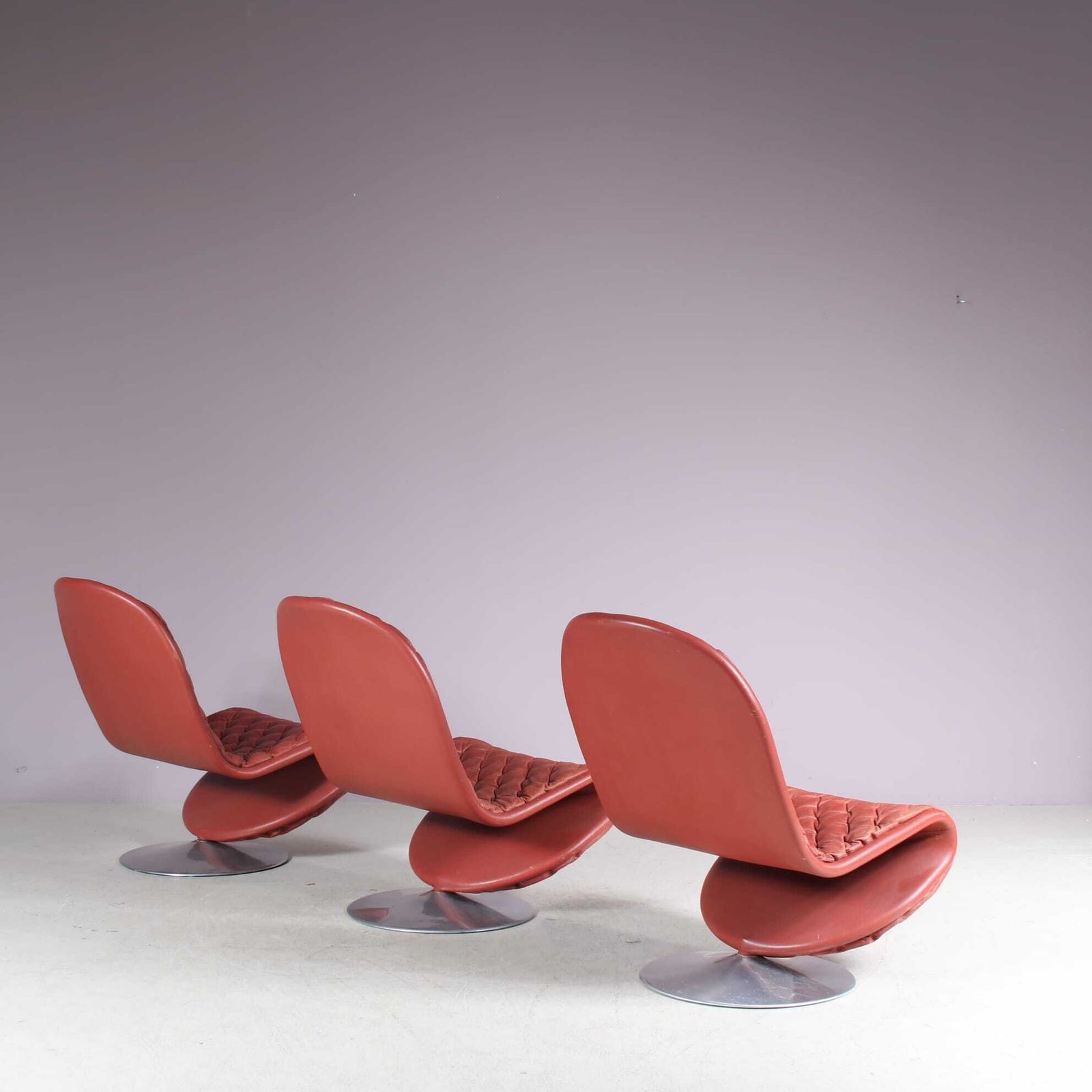 1745.0 1970s Lowback “1 2 3” Chair By Verner Panton For Fritz Hansen, Denmark photo