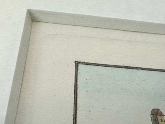Konrad Horny After Carl Wolff, Todenwarth, Im Helltal, Color Etching On Paper, 18th Century, Framed photo buy