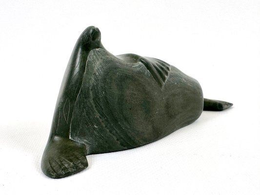Inuit Art Seal Sculpture By Sarah Meeko Nastapoka, 1950s photo furniture