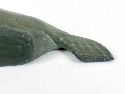 photo for sale Inuit Art Seal Sculpture By Sarah Meeko Nastapoka, 1950s