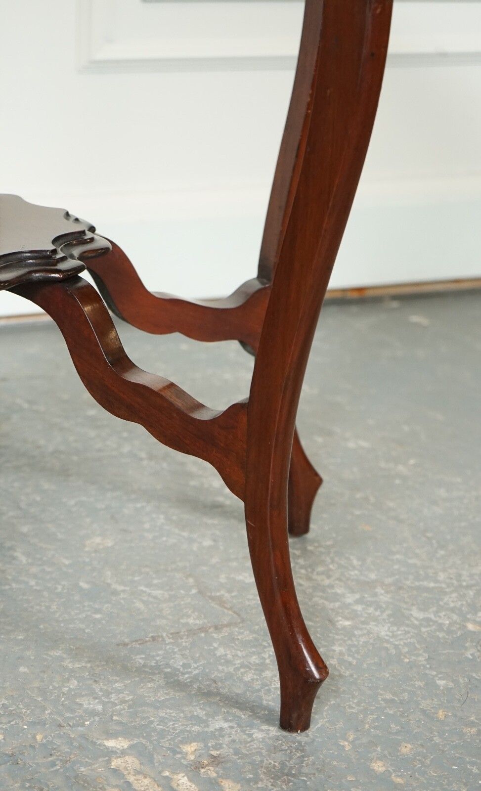 Edwardian Walnut Side End Occasional Centre Table J1 photo vintage