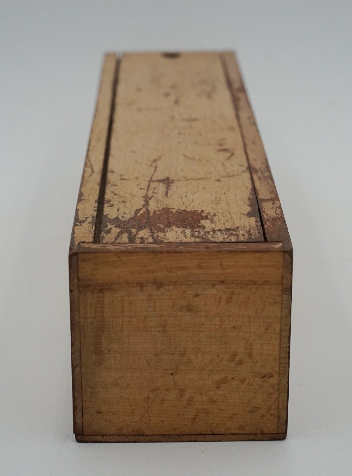photo for sale Late 19th Century Box Of Traditional Game Niner Dominos With Stunning Patina
