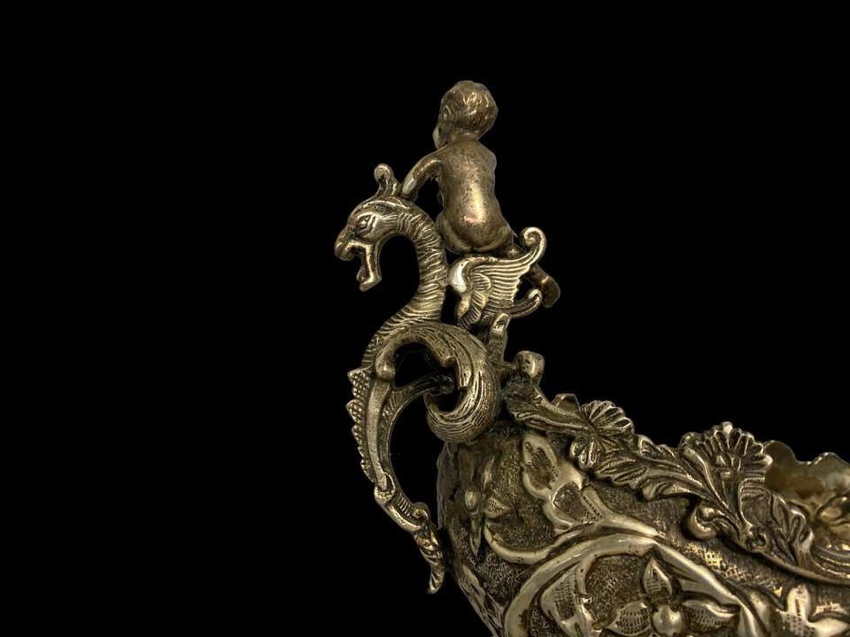 Silver Plated Serveware, Venetian Gondolas, 20th Century photo buy