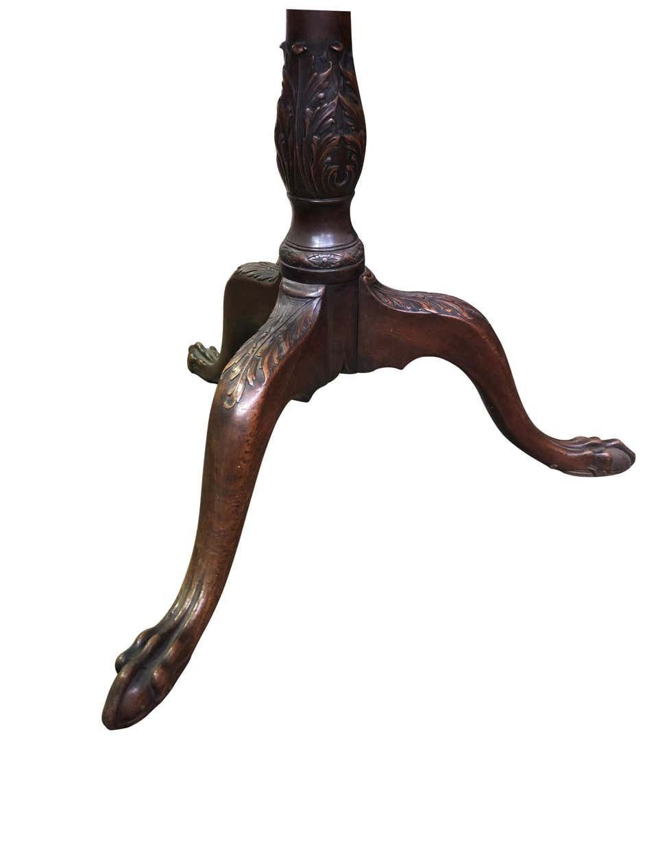 photo furniture Georgian Mahogany Tilt Top Supper Table, 19th Century