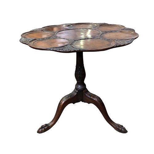 Georgian Mahogany Tilt Top Supper Table, 19th Century photo vinterior