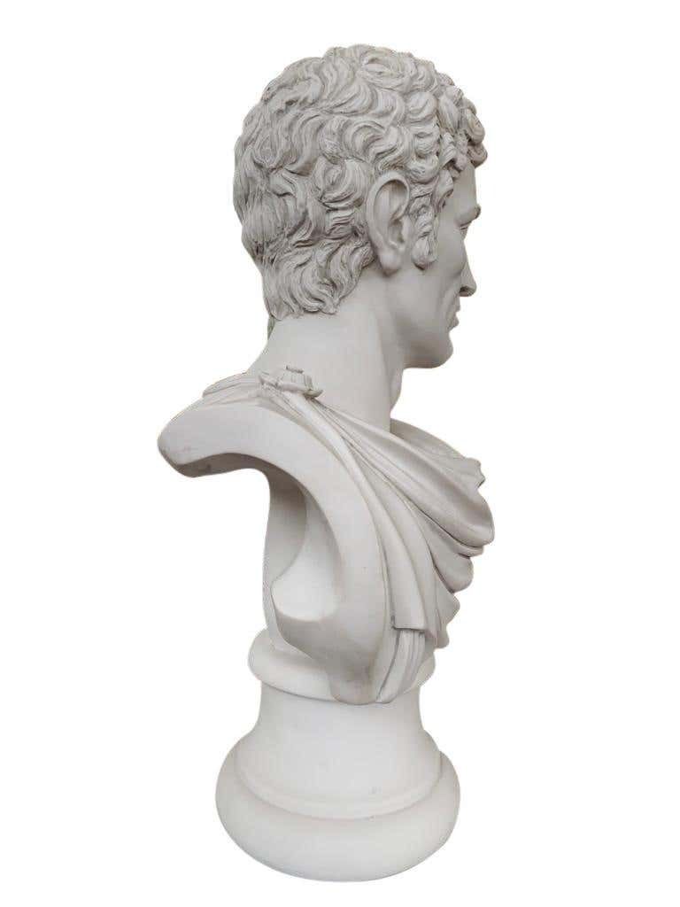 Julius Caesar Bust Sculpture ‘In Toga’, 20th Century photo for sale