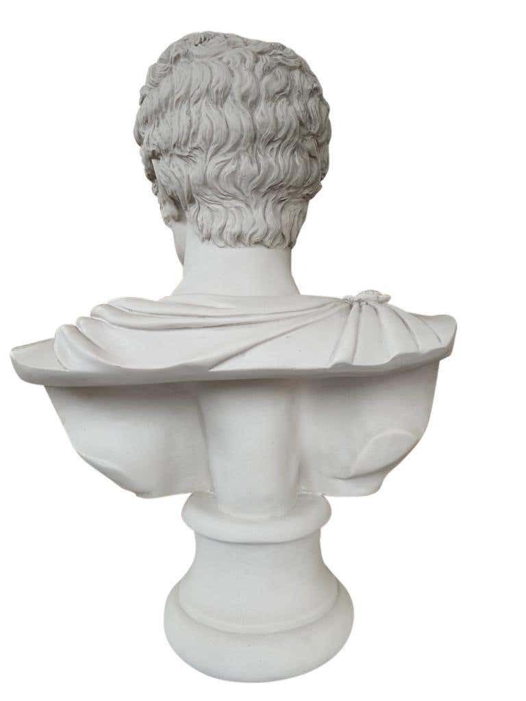 Julius Caesar Bust Sculpture ‘In Toga’, 20th Century photo Art