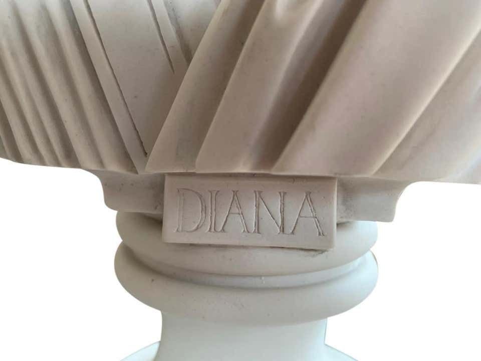 Diana Chasseresse Bust Sculpture, 20th Century photo vinterior