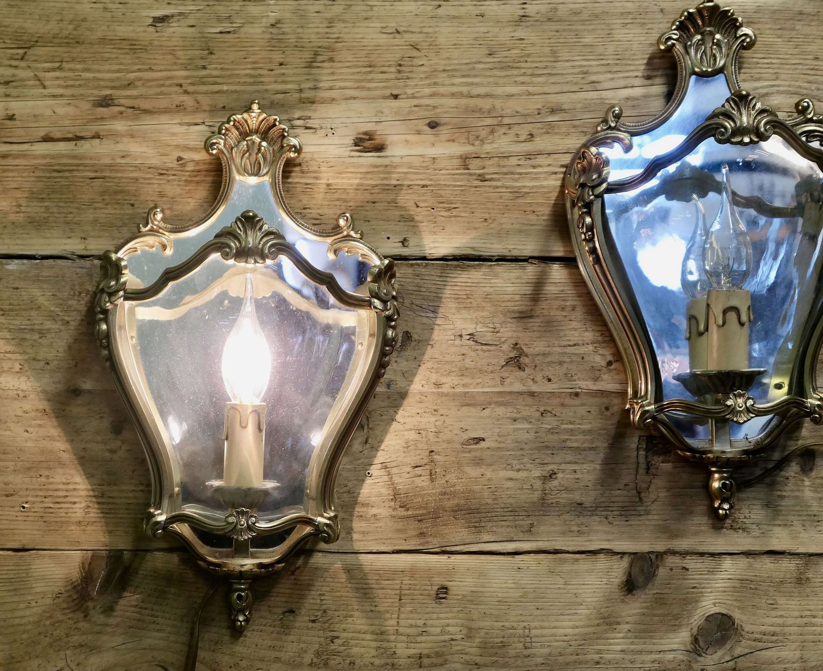 Set Of 3 Louis XV Maison Arlus Style French Wall Lights photo buy