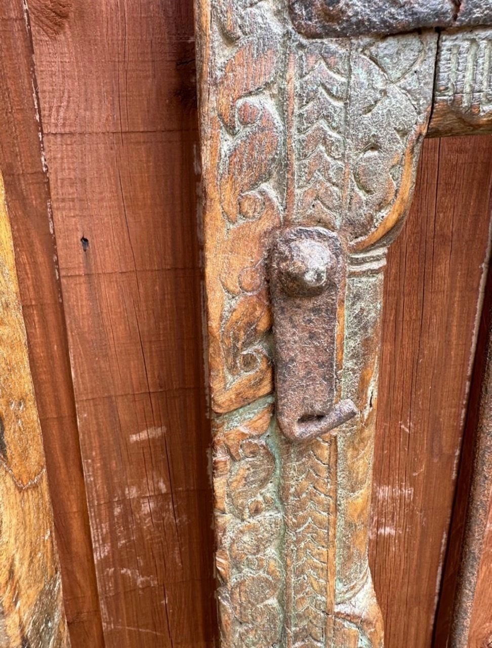Pair Of Ornate Indian Jali Doors, 19th Century photo Home Fixtures