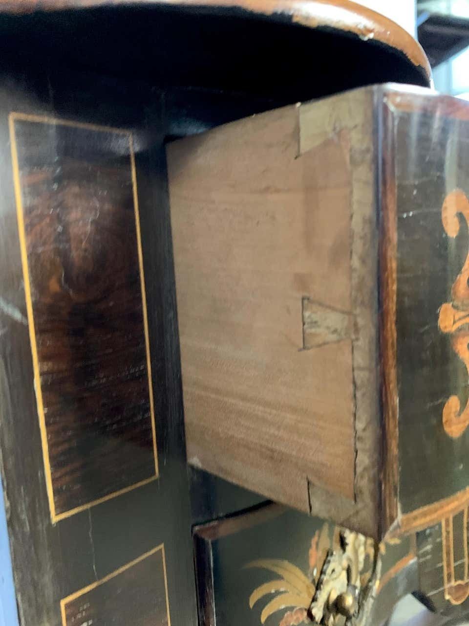 18th Century Dutch Marquetry Inlay Lowboy With Stretcher Base photo 18500.0