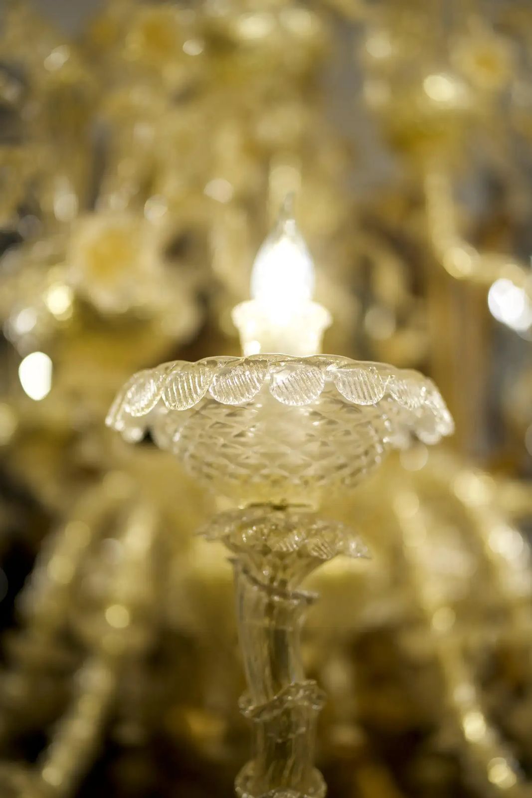 19th Century Italian Murano Glass Multi Tier Large Chandelier photo Lighting