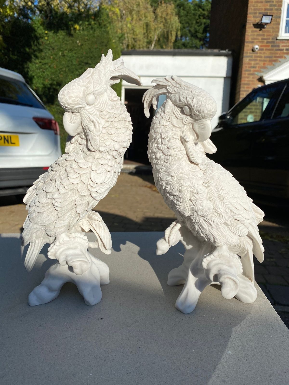 Pair Of Meissen Style Parrots   20th Century photo furniture