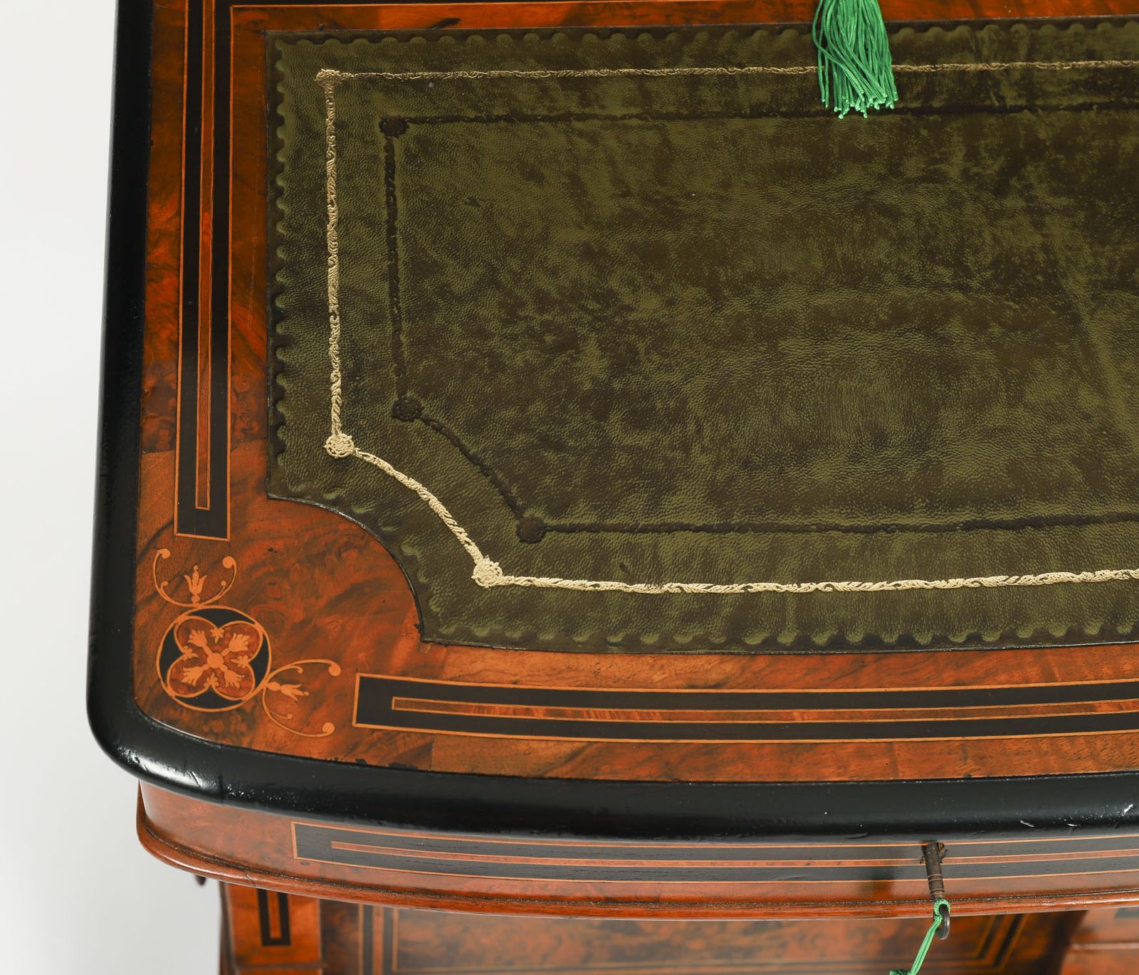 Victorian Burr Walnut & Inlaid Davenport Desk 19th C photo 1925.0